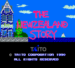 The New Zealand Story Title Screen